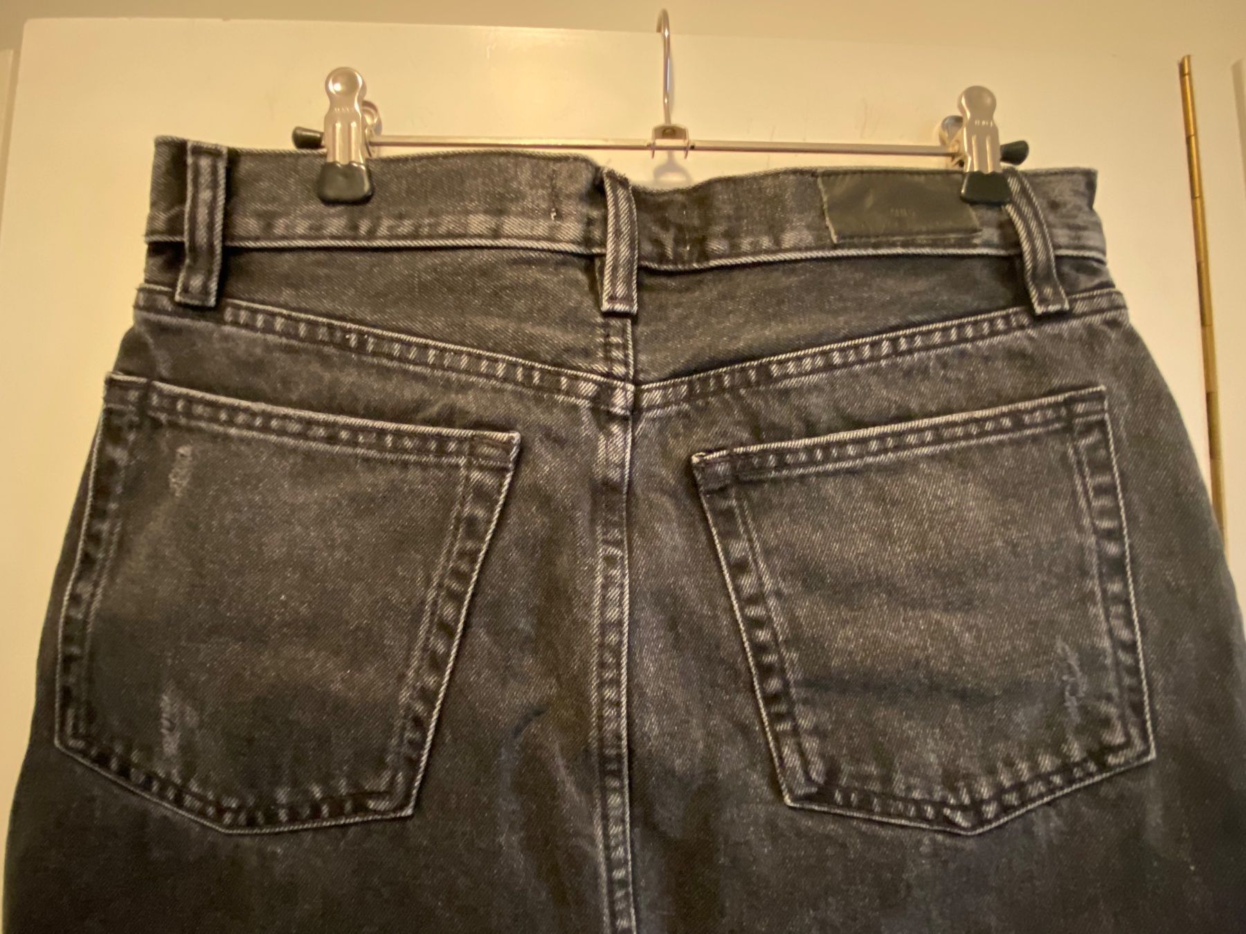 Mango Gonne: Jupe Mango en jeans noir - taille S – Nuovo e nell'imballaggio originale da Genève venduto da Lucie.hwrth 3