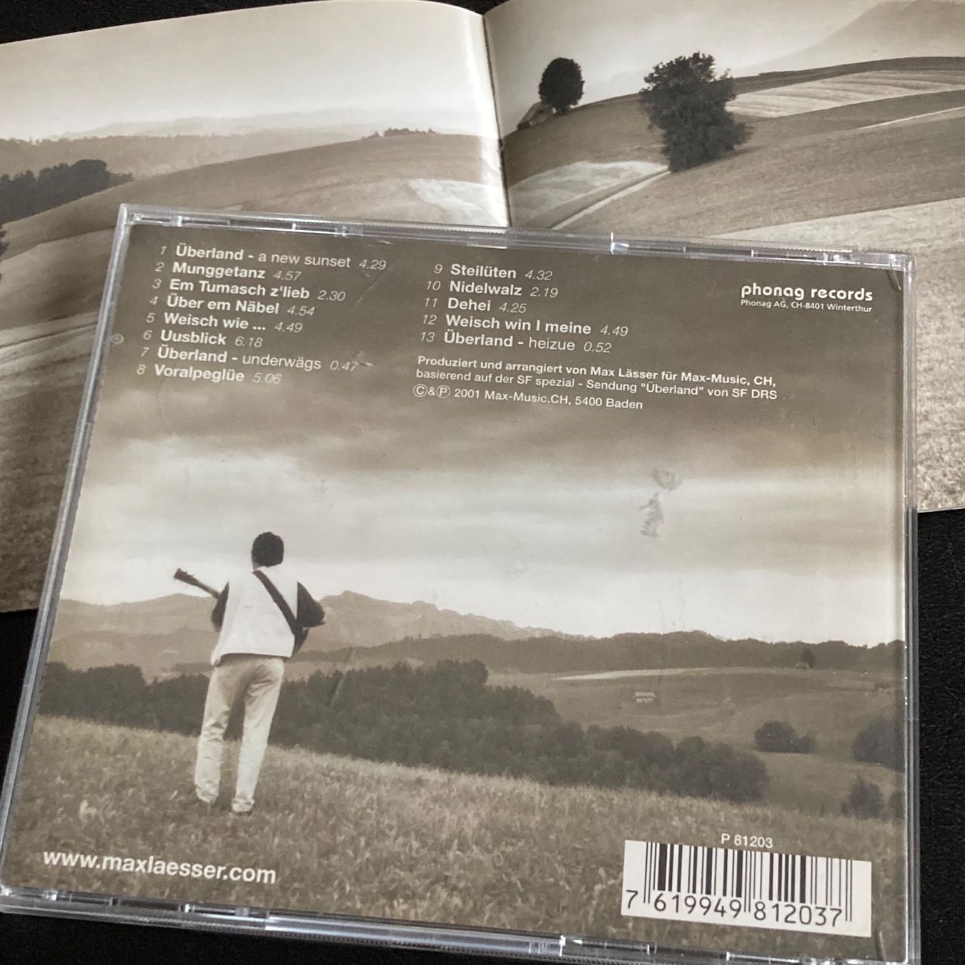 CD: Max Lässer - Überland – Usato da Bern venduto da Ntsamina 1