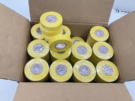 50x Isolierband gelb 25m/Rolle - RESTPOSTEN