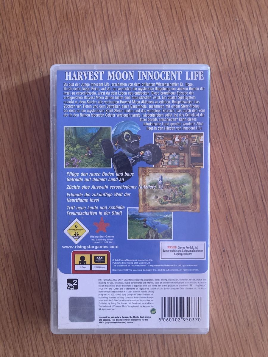Sony Giochi: Harvest Moon - Innocent Life (DE) – Usato da Pany venduto da Behoever 1