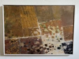 GemäldeHermann Alfred Sigg Über den Feldern II 1970 65x92cm