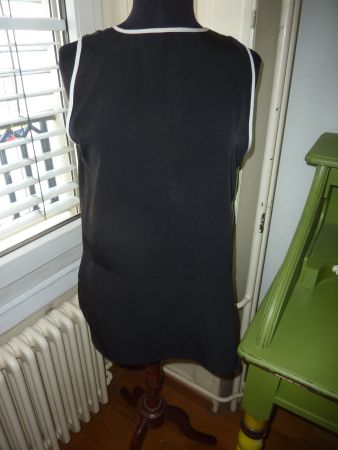 blouse d'été noir blanc L marque RALPH LAUREN femme