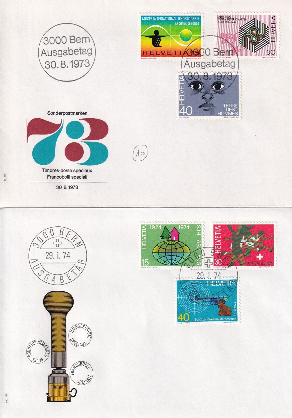 Tutti i francobolli: Lot 8 Briefe FDC 1973 - 1974 – Usato da Rossa venduto da becky05 3