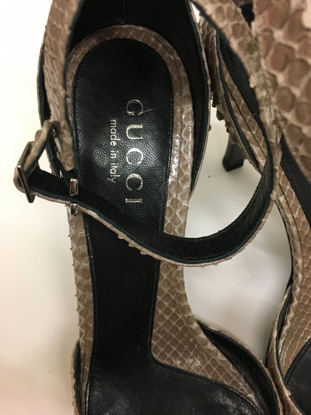 Gucci Damenschuhe: GUCCI PYTHON PUMPS, GR. 38, NEU, WUNDERSCHÖN! – Neu und originalverpackt aus Zürich von elegantissima2 6