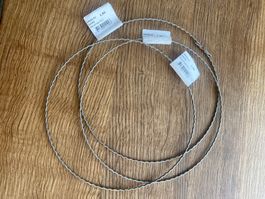 großer METALLRING/REIF 20cm gewellt BASTELN / DEKOR NEU/OVP