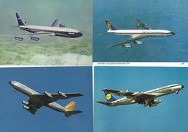 Verkehrsflugzeuge Retro 4 AK 10/15 Rare