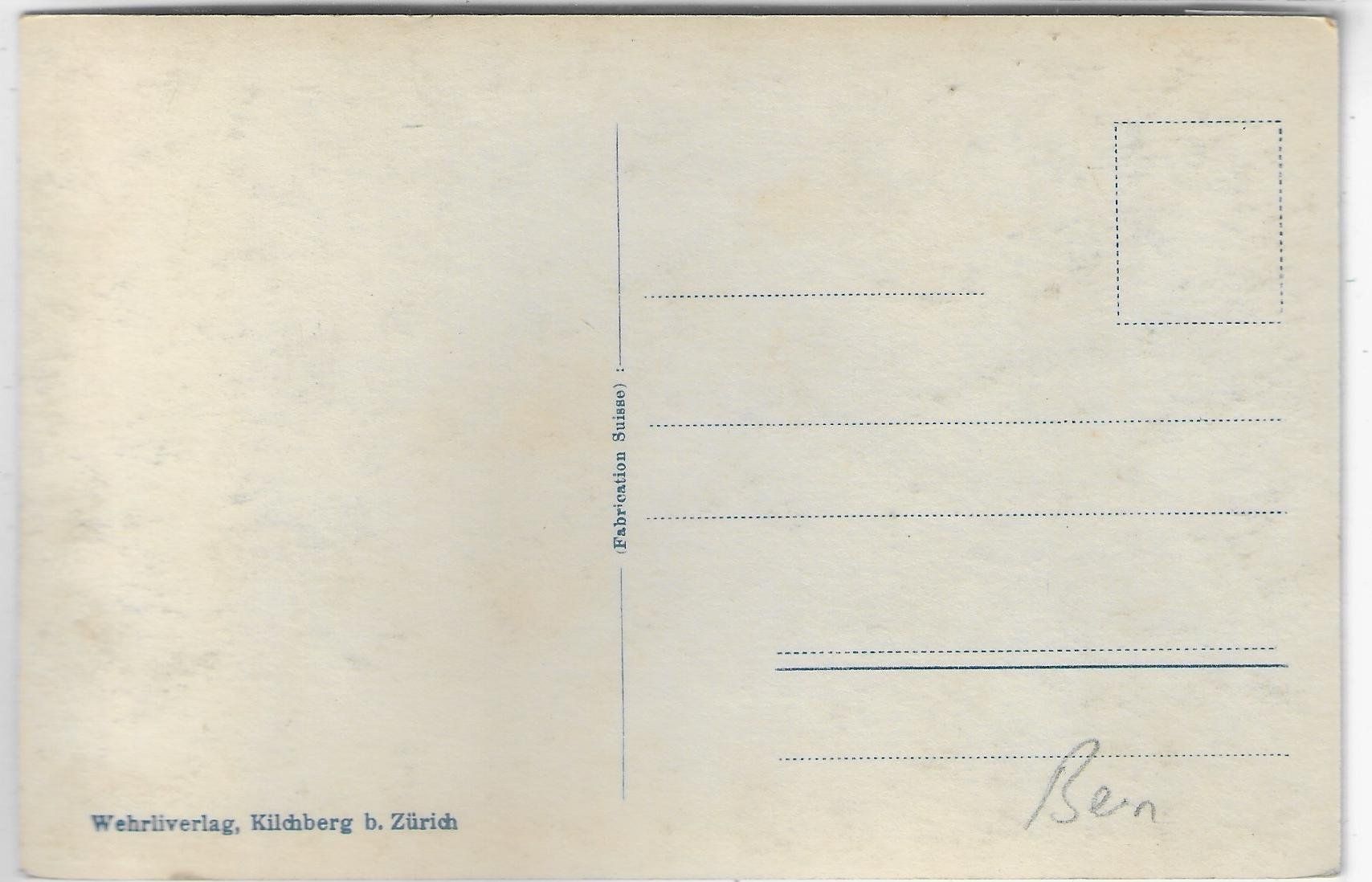 Cartoline postali: Kandersteg mit Blümlisalp – Usato da Ettingen venduto da Kartenplanet 1