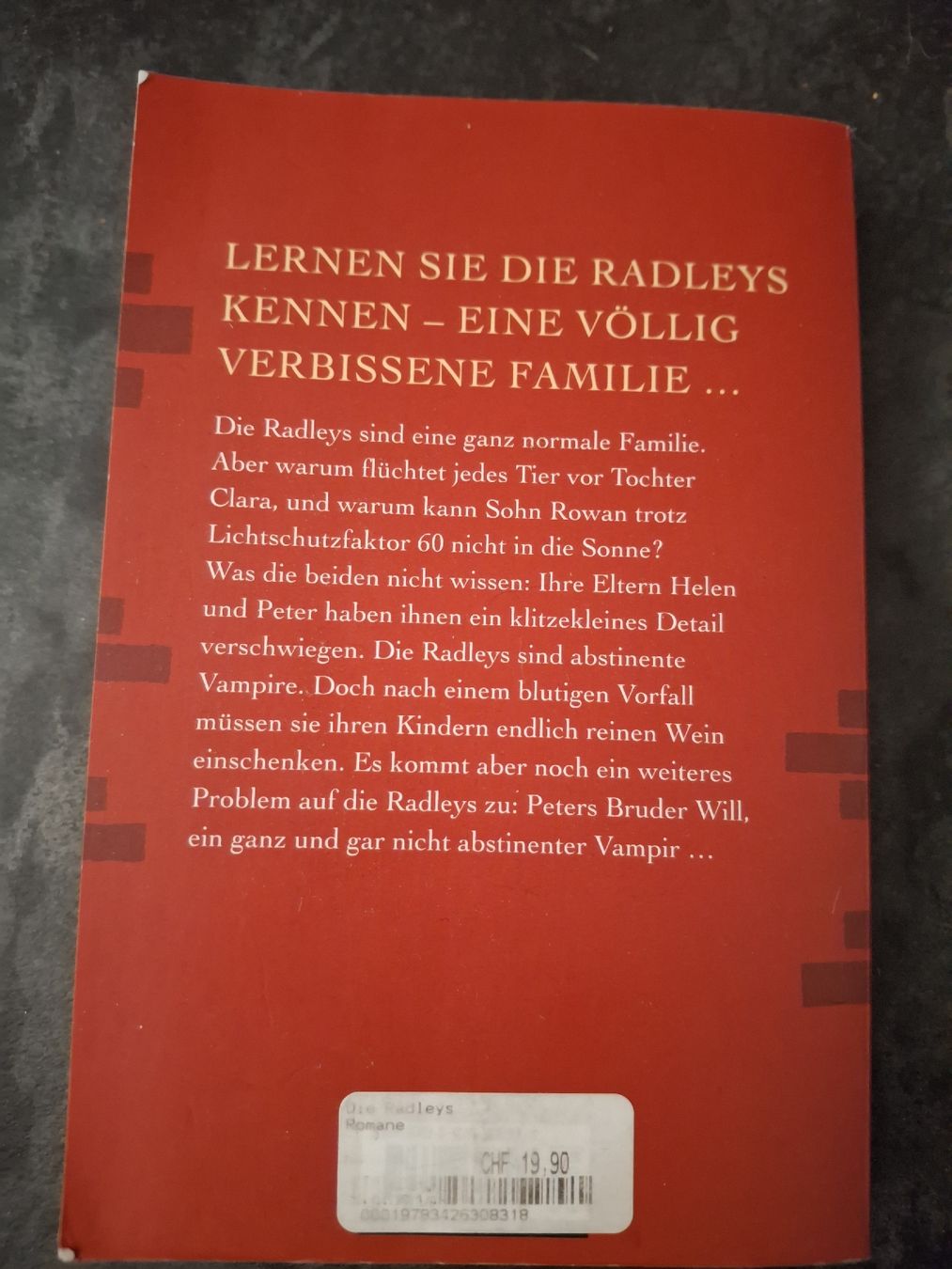 Libri: Die Radleys - Matt Haig, Roman, Taschenbuch. – Usato da Dinhard venduto da lor_p8fn 1