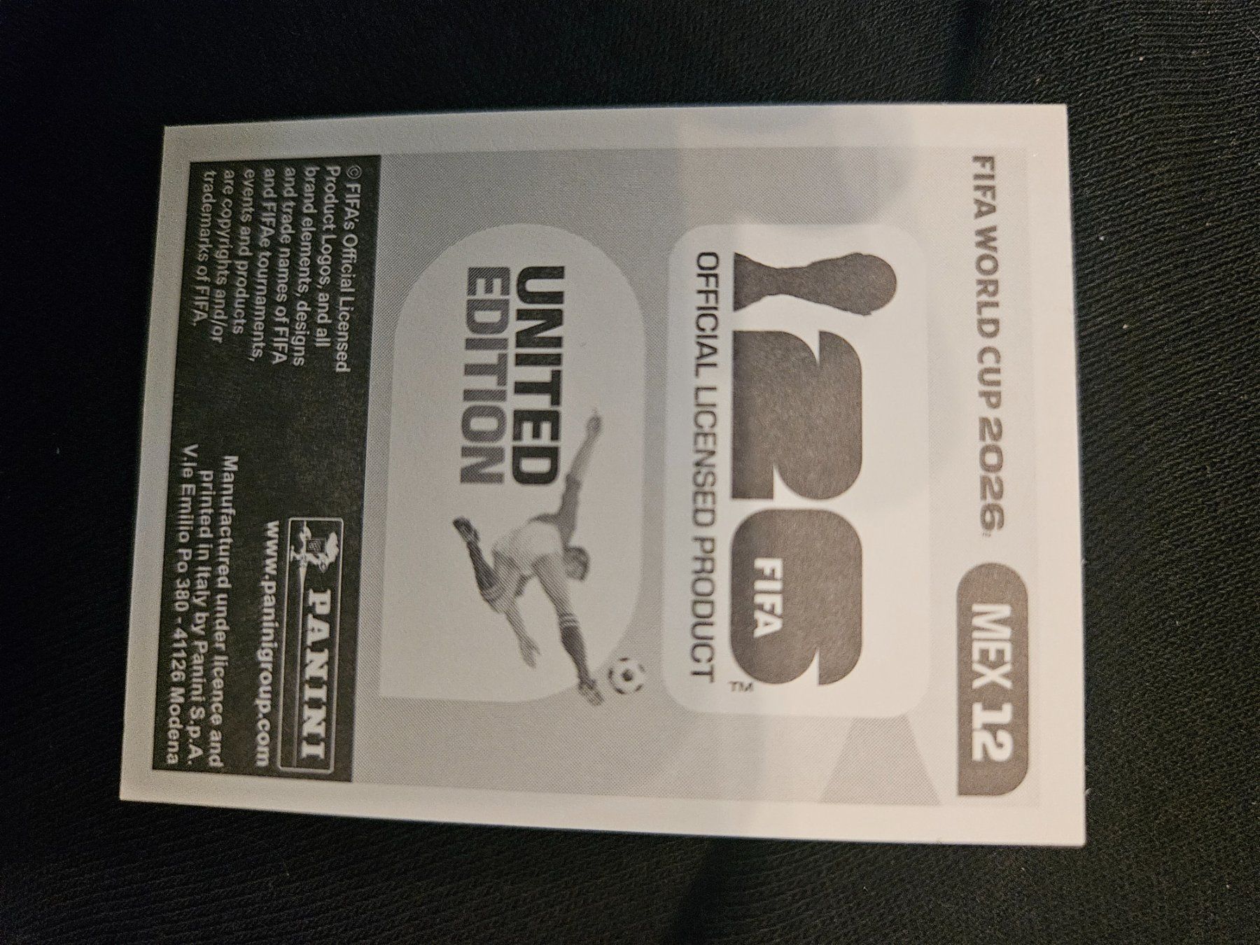 Panini Carte collezionabili: MEX12 – Usato da Würenlingen venduto da Dinli 1