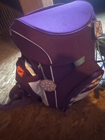 Schulranzen Set lila mit Turnbeutel guter Zustand