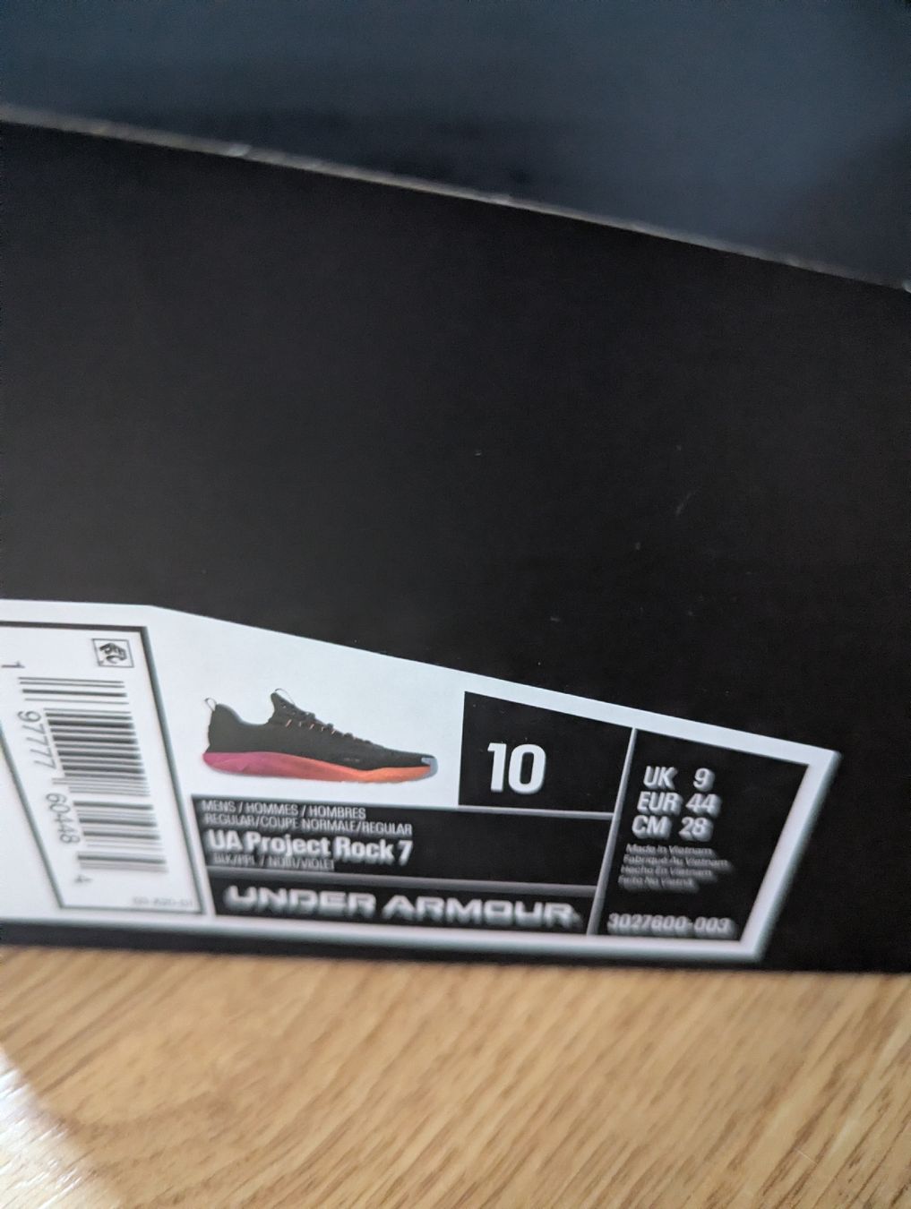 Under Armour Scarpe da uomo: Under Armour Project Rock 7, Grösse 44, Neu! – Nuovo e nell'imballaggio originale da Laufen venduto da Happi121 4