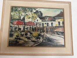 Peinture ancienne deux tableaux 