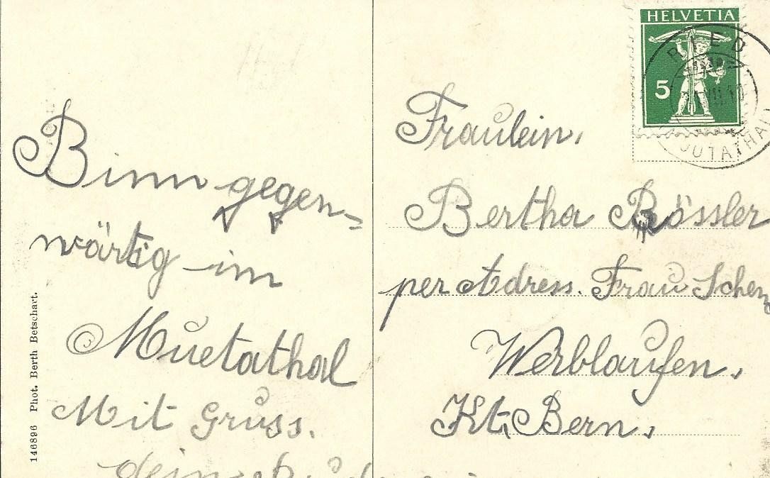 Cartoline postali: AK Muotathal  Katastrophe – Usato da Appenzell venduto da mai25 1
