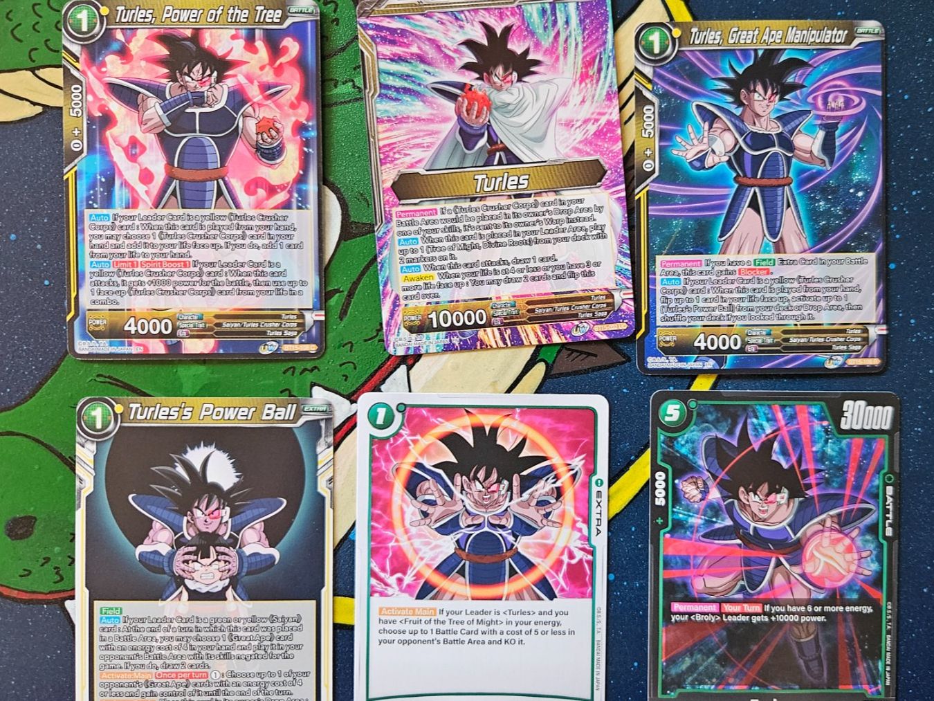 Bandai Carte collezionabili: Turles Dragon Ball Super 6 xKarten – Usato da Basel venduto da True_Hofer_Store