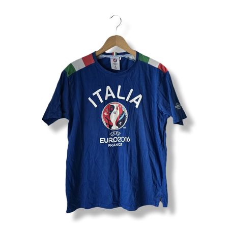 T-shirt bleu Italie UEFA EURO 2016 France taille M