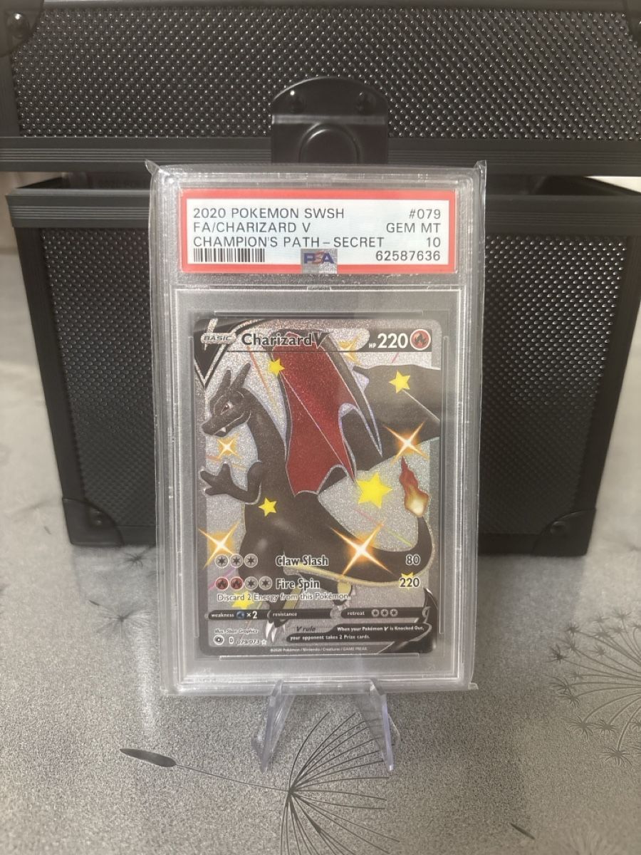 Pokémon Cartes à collectionner: Pokémon Charizard V Champion's Path PSA 10 💎✨ – Neuf avec emballage d'origine à Genève par SAQR12