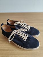 Navyboot, schöne Sommerschuhe, 42, Veloursleder
