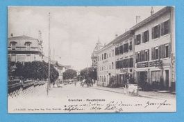 Grenchen - Hauptstrasse - alte Ansichtskarte von 1906