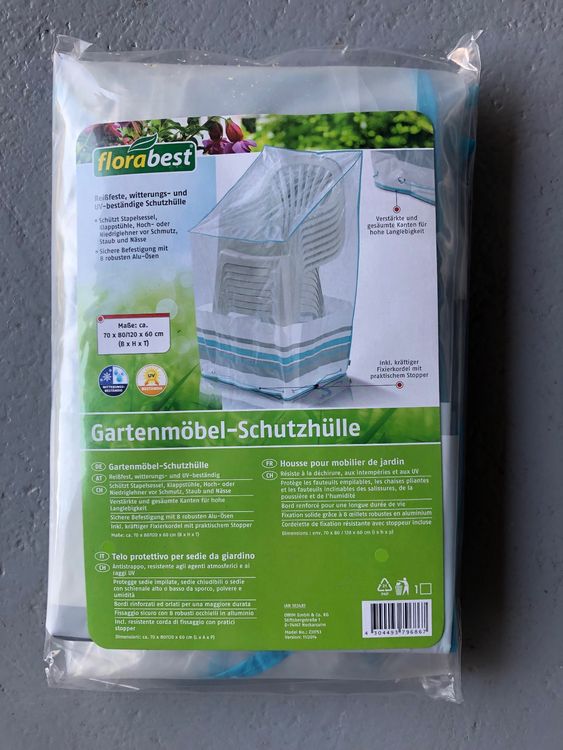 Wasserdichte Gartenmöbel-Abdeckplane 140x100x100cm – Schützt Tisch & Stühle Vor Regen, UV & Staub