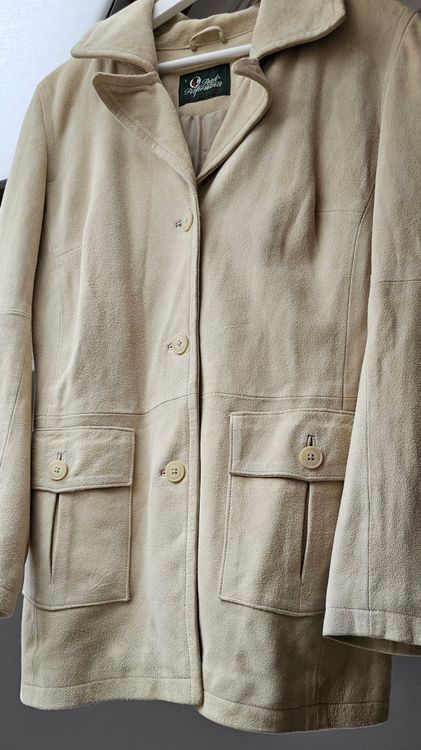 Bomberjacke Damen Wildleder-Optik - Elegante Kurzjacke Für Herbst & Übergangszeit