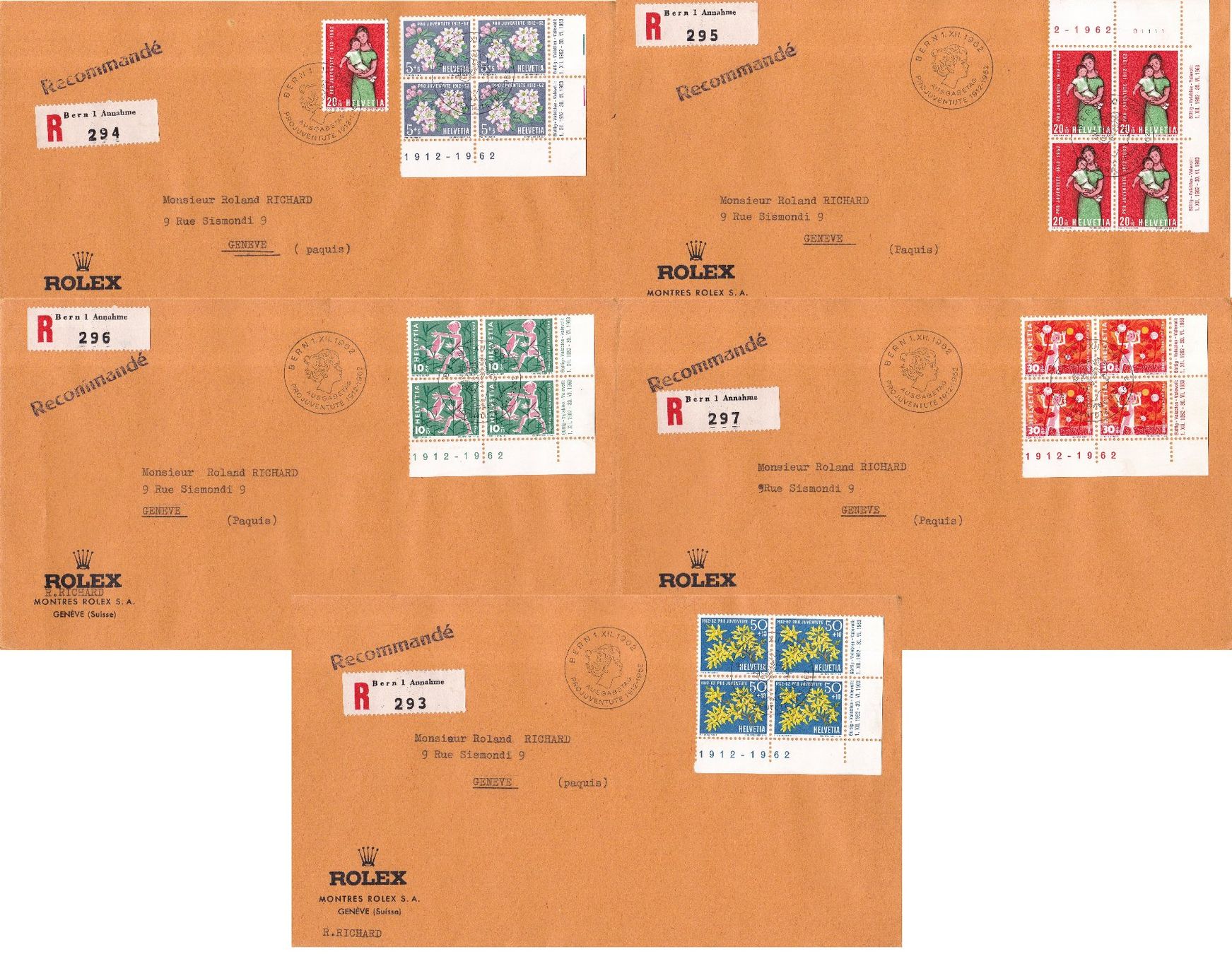 Tutti i francobolli: 42 Stk. Alte CH Briefe, FDCs, Belege – Usato da Münchwilen AG venduto da Nesar 5