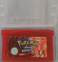 Pokemon Rouge Feu GBA cartouche
