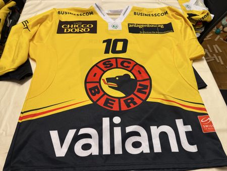 SC Bern Junioren Gameworntrikot Nummer 10 Grösse XL