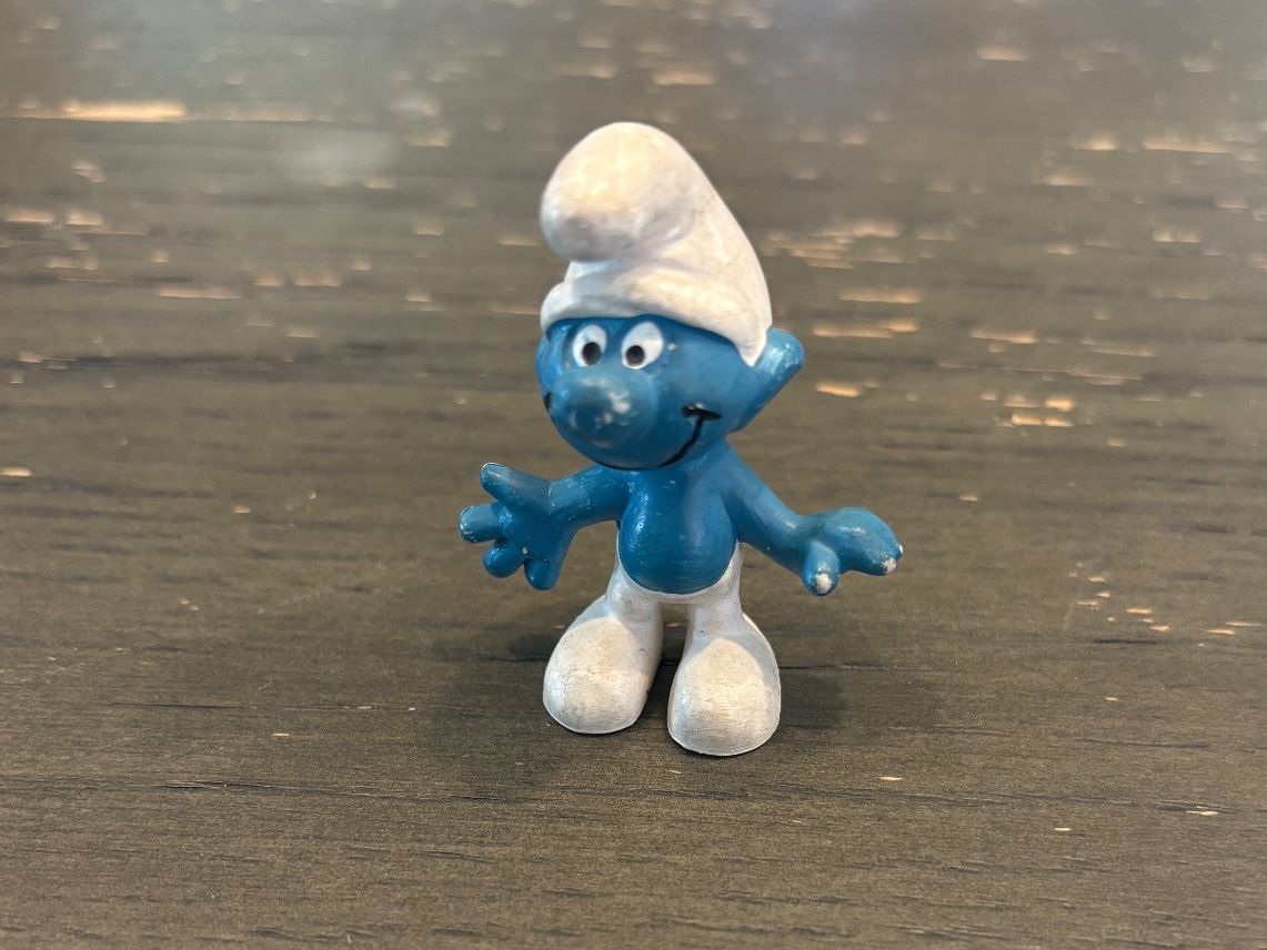 Statuette: Peyo Schlumpf / Lächeln – Usato da wenslingen venduto da kulturseller