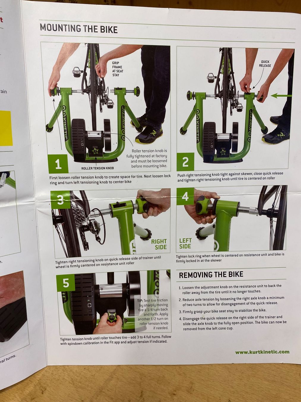 Hometrainer: Kinetic Rad-Trainer – Gebraucht aus Siselen BE von Dactylis 5