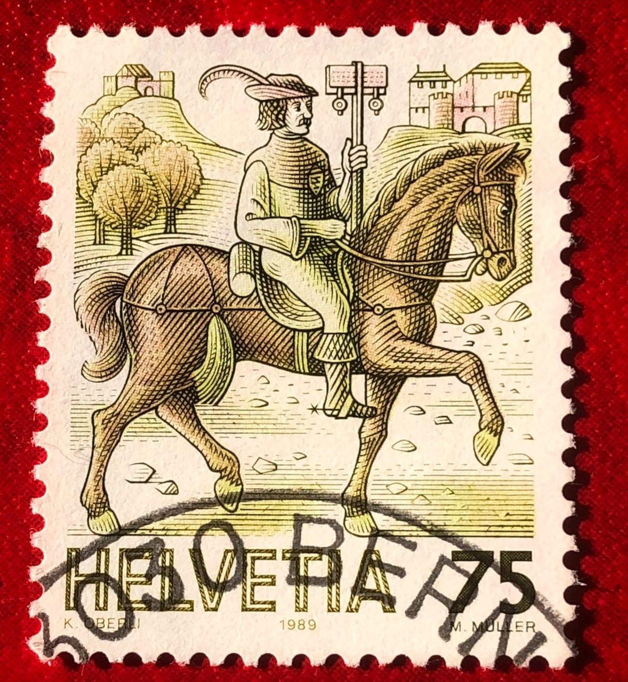 Tutti i francobolli: CH Briefmarken Stempel    – Usato da Aarau venduto da Billa007