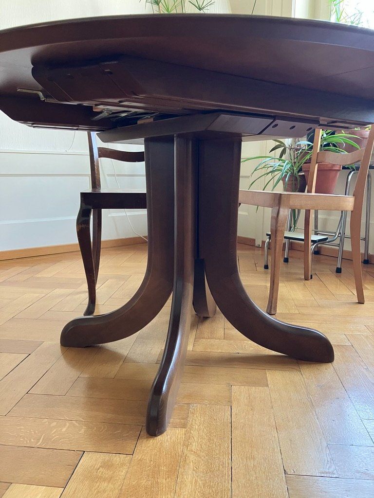 Tables: Table ronde avec rallonges – D'occasion à Fribourg par remy.philipona 4
