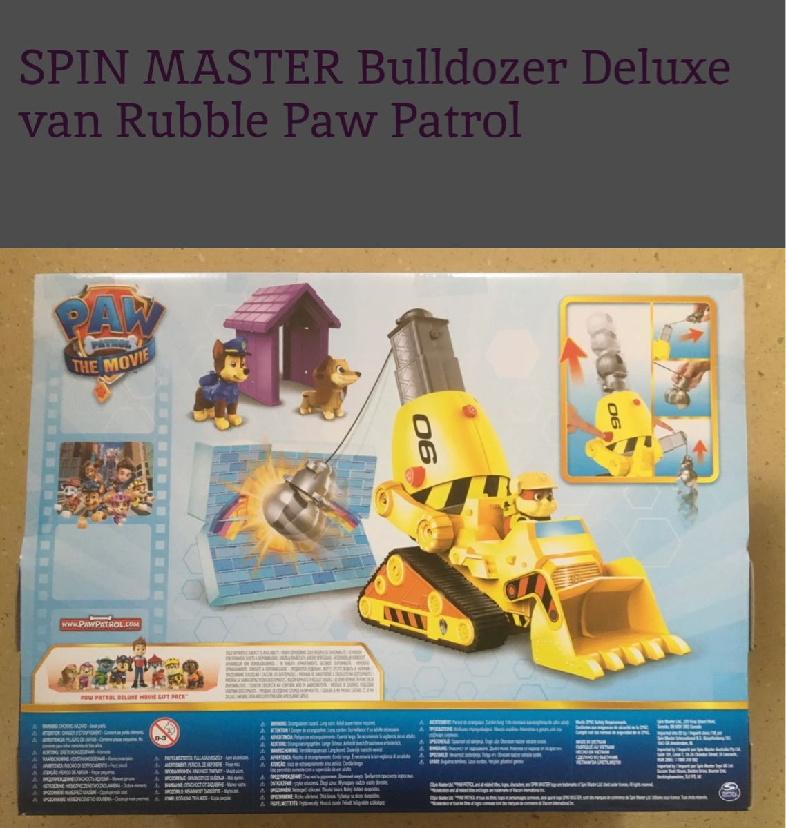 Giocattoli: Paw Patrol Rubble's Bagger – Usato da Oensingen venduto da Widder2010r 3