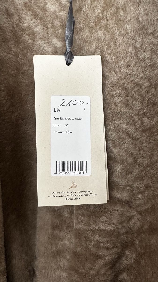 Cappotti: Wunderfell Brown Lambskin Coat, Size 36, new – Nuovo (secondo la descrizione) da Luzern venduto da ida_hv2y 5