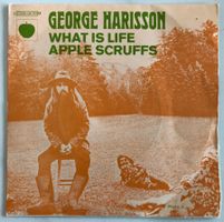 THE BEATLES / GEORGE HARISSON - WHAT IS LIFE / APPLE SCRUFFS