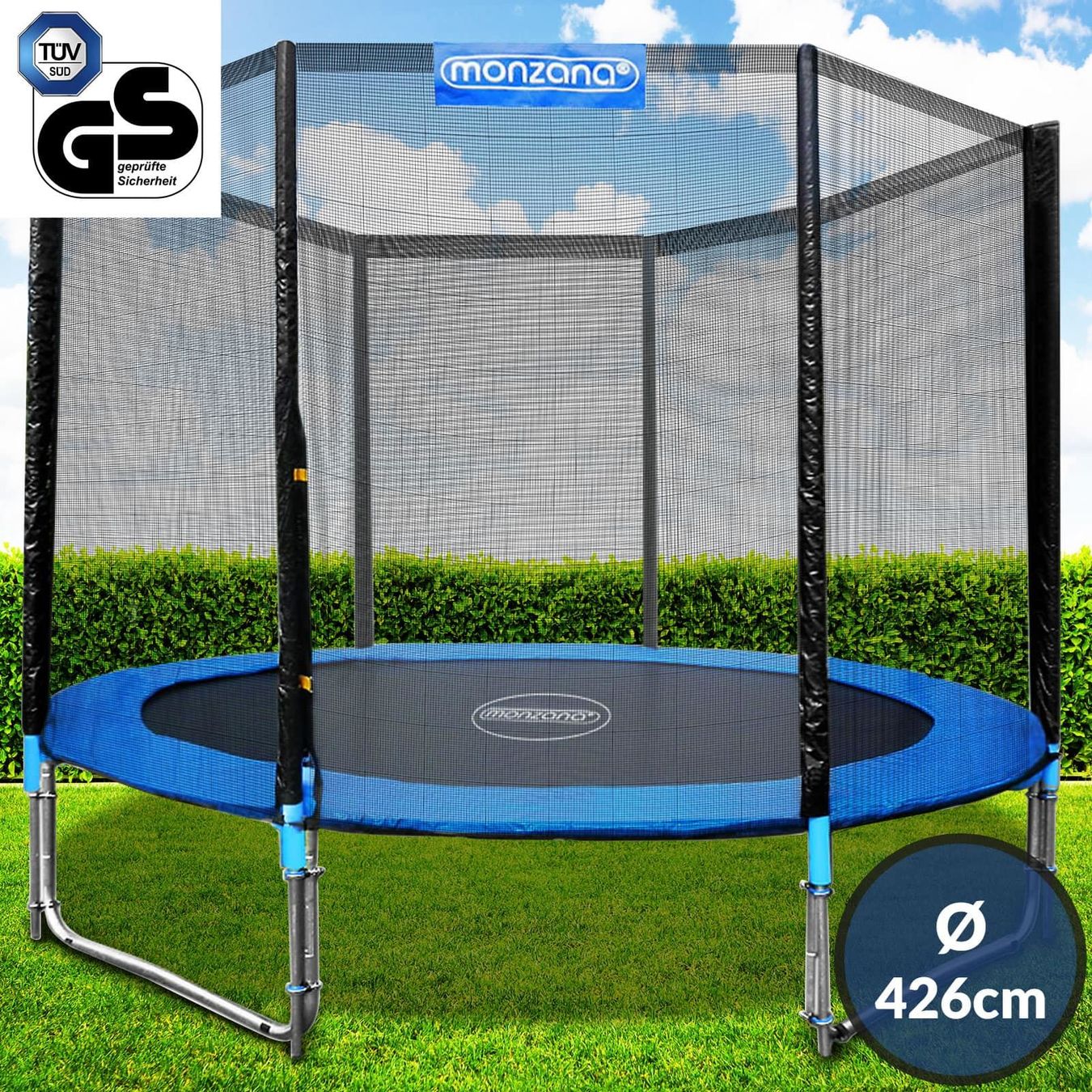Trampoline: Trampolin Ø427cm inkl. Sicherheitsnetz – Neu und originalverpackt aus Winterthur von aredo 2
