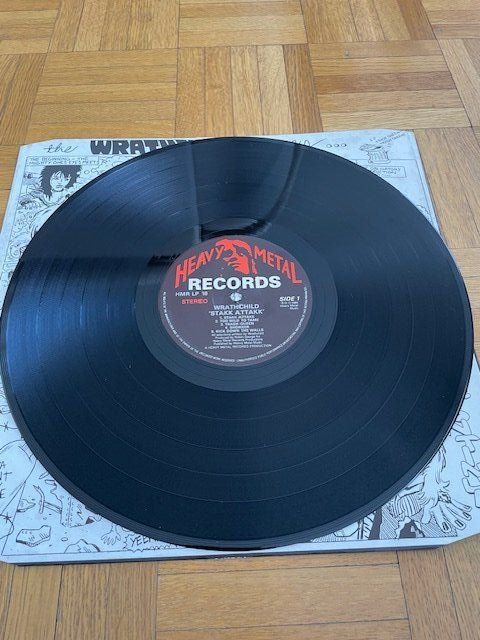 Dischi in vinile: Wrathchild 1984 Stakk attack (LP + inner) – Usato da Territet venduto da Yvanz 1