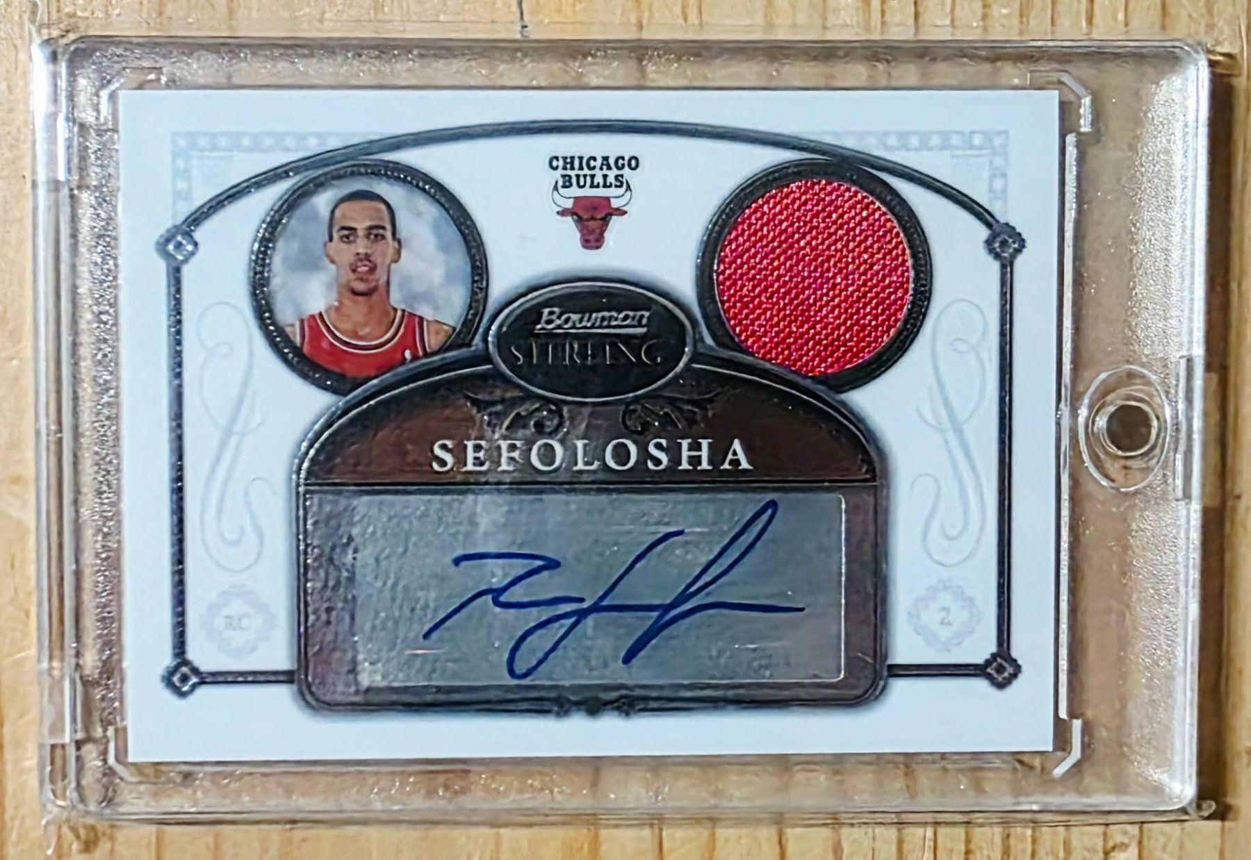 Topps Sammelbilder & Trading cards: Topps- Chicago Bulls - Thabo Sefolosha Patch SIGNED – Gebraucht aus Arzier-Le Muids von SmellyCat