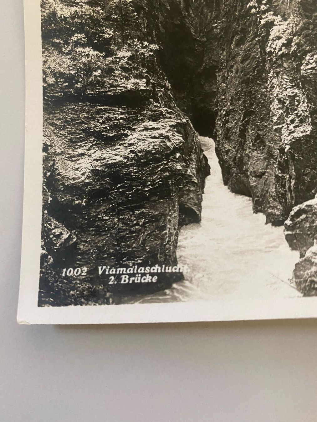 Cartes postales: Alte Ansichtskarte Viamalaschlucht – D'occasion à Rüdlingen par Lichee 1