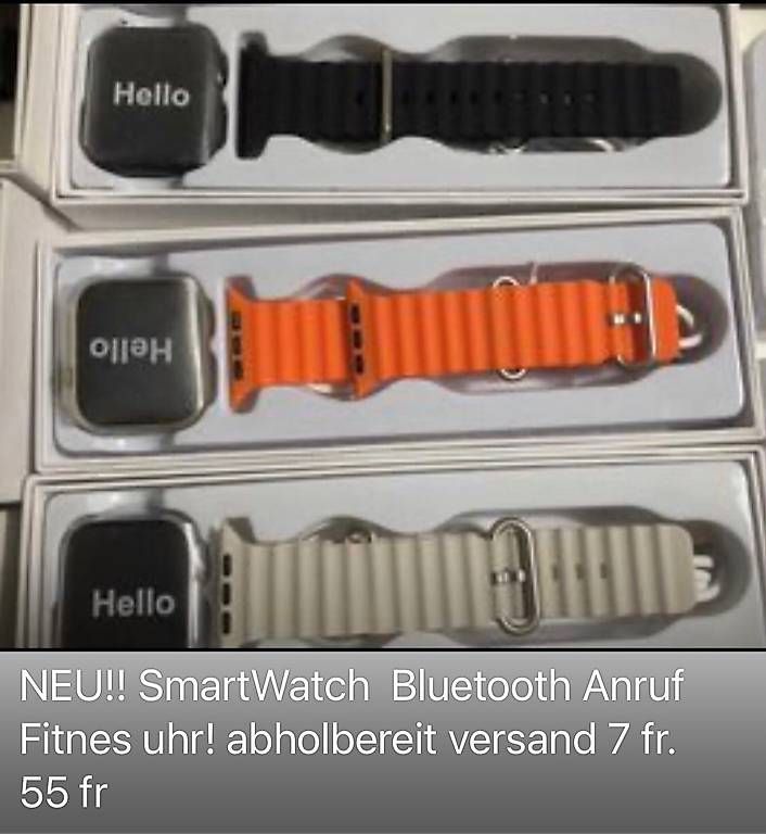 Smartwatch: Smart watch neu! Abholbereit – Nuovo e nell'imballaggio originale da schwerzenbach venduto da deliiokanli