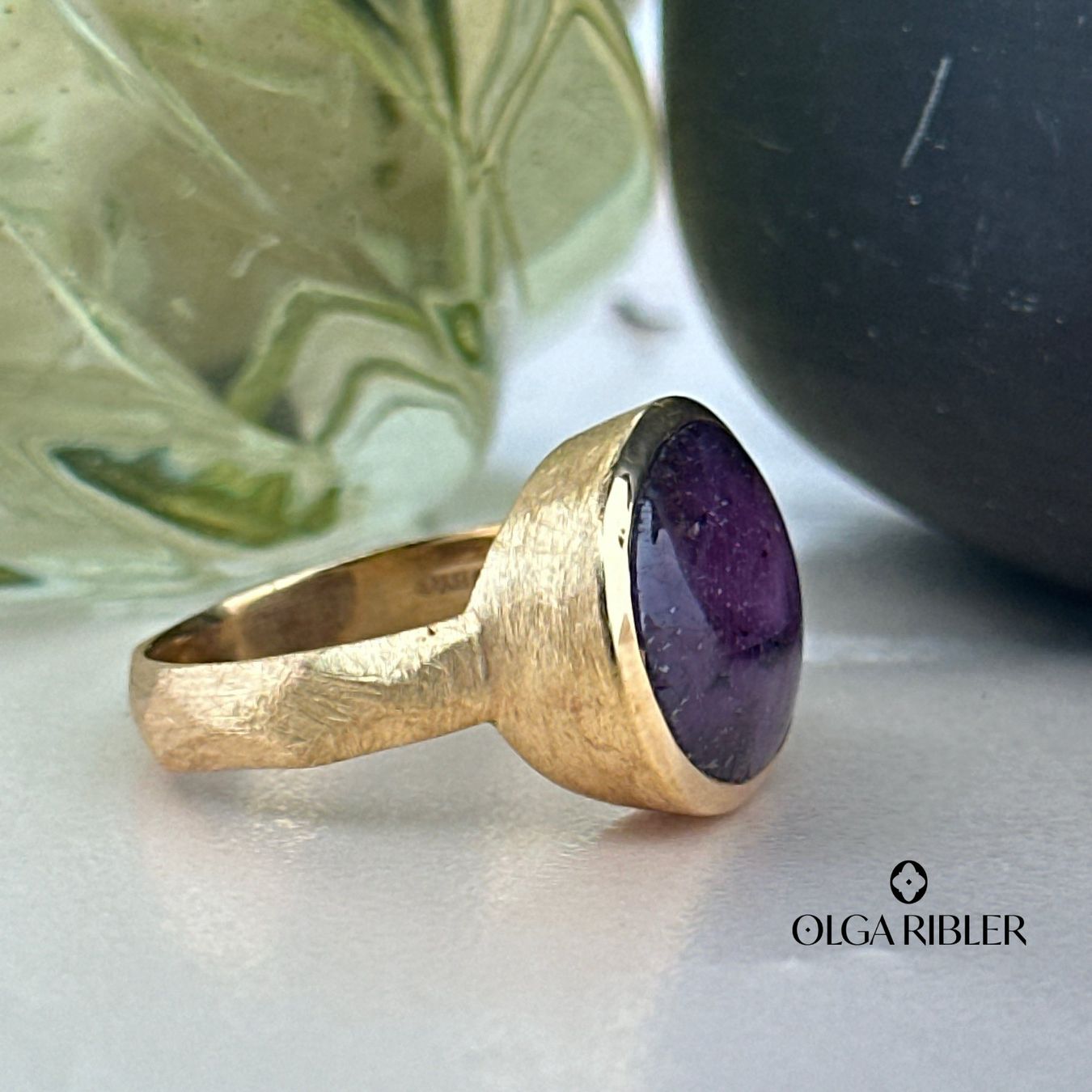 Olga Ribler Bagues: Star Ruby Ring – Sterling Silver Ringgrösse 56 – Neuf (Voir description) à Luzern par Schmuckoutlet 4