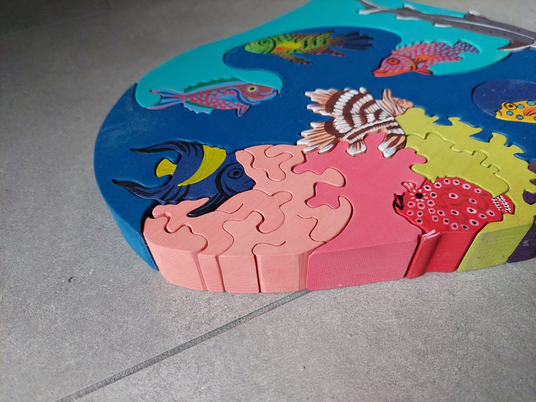 Puzzle: schöne Puzzle mit fisch aus Holz – Usato da Wiesendangen venduto da troawus 4