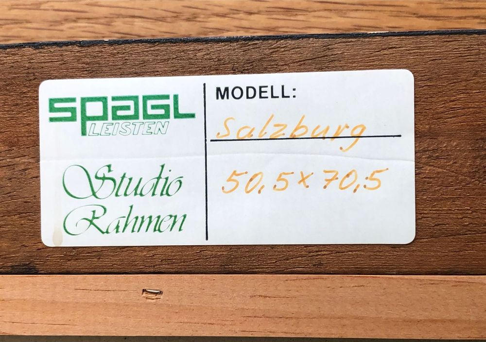 Specchi: Holz Wandspiegel mit Goldrahmen,  Facettenschliff – Usato da Bülach venduto da rol_2mmy 5