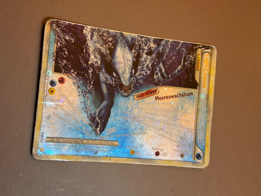 Lugia Legende #114 Bottom Card Pokemon 2010 (Neu (gemäss Beschreibung ...
