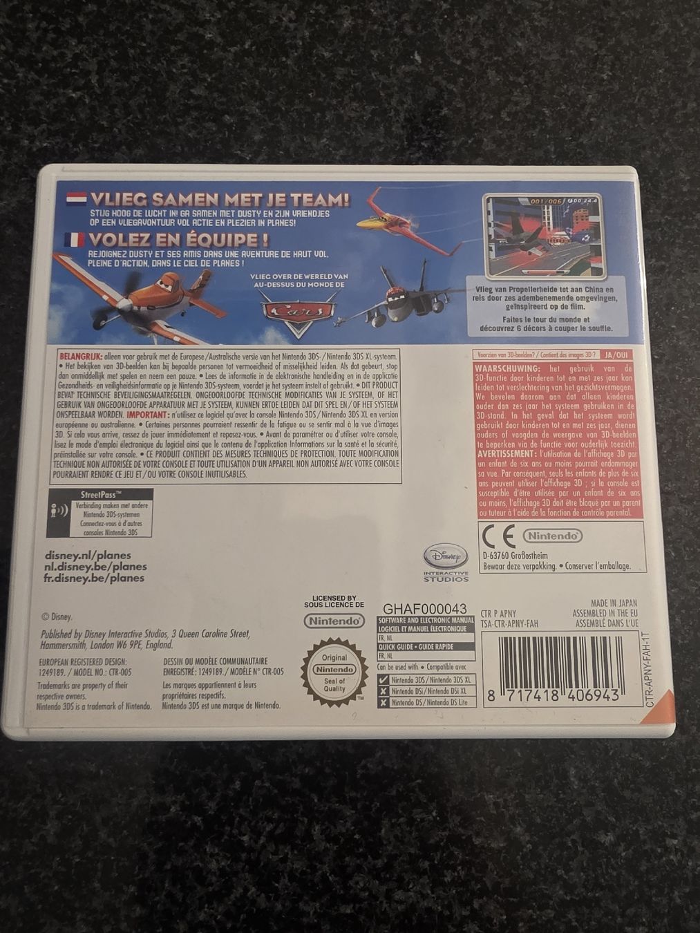Jeux: Planes Nintendo 3DS – D'occasion à Chavornay par Crash37 1