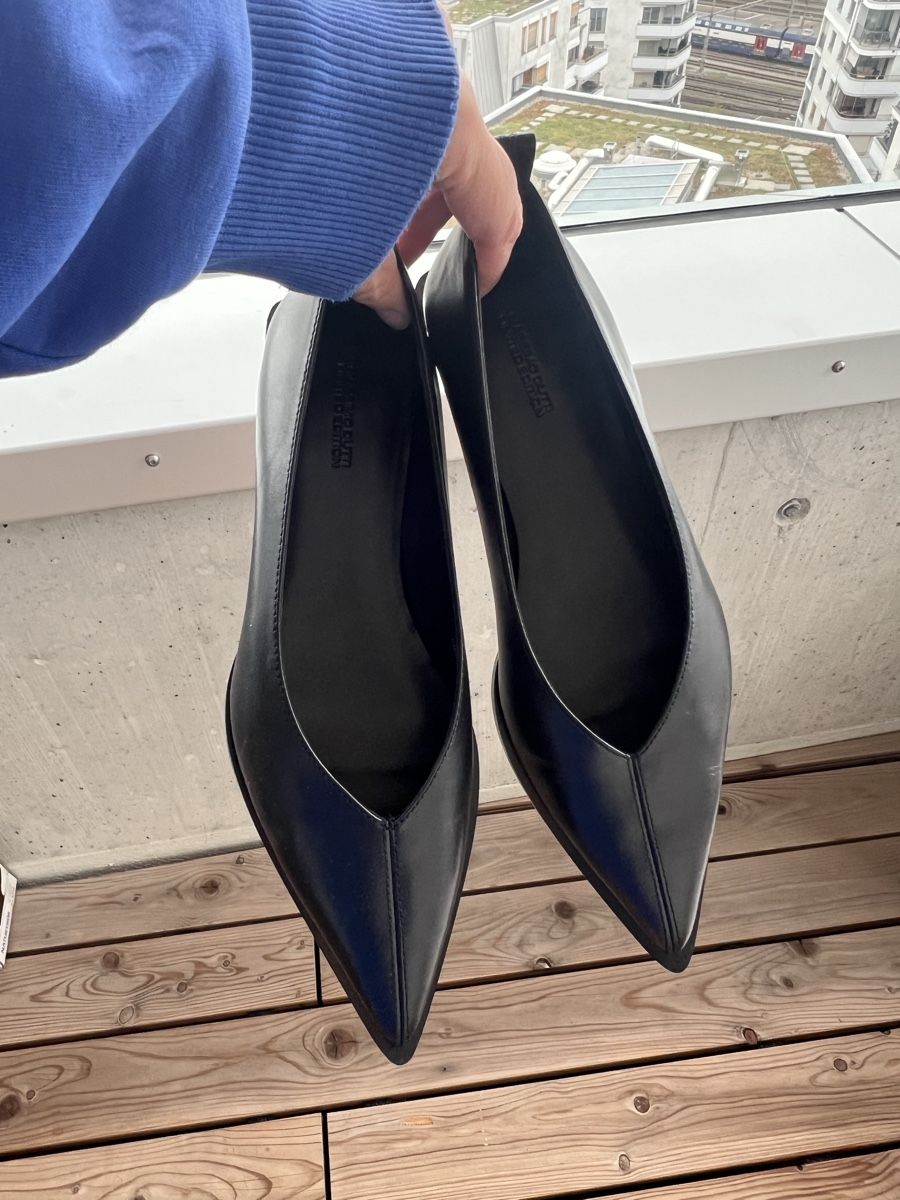 Damenschuhe: Massimo Dutti Ballerinas, Schwarz, Grösse 37 – Neu und originalverpackt aus Bülach von kuz_8ccz 1