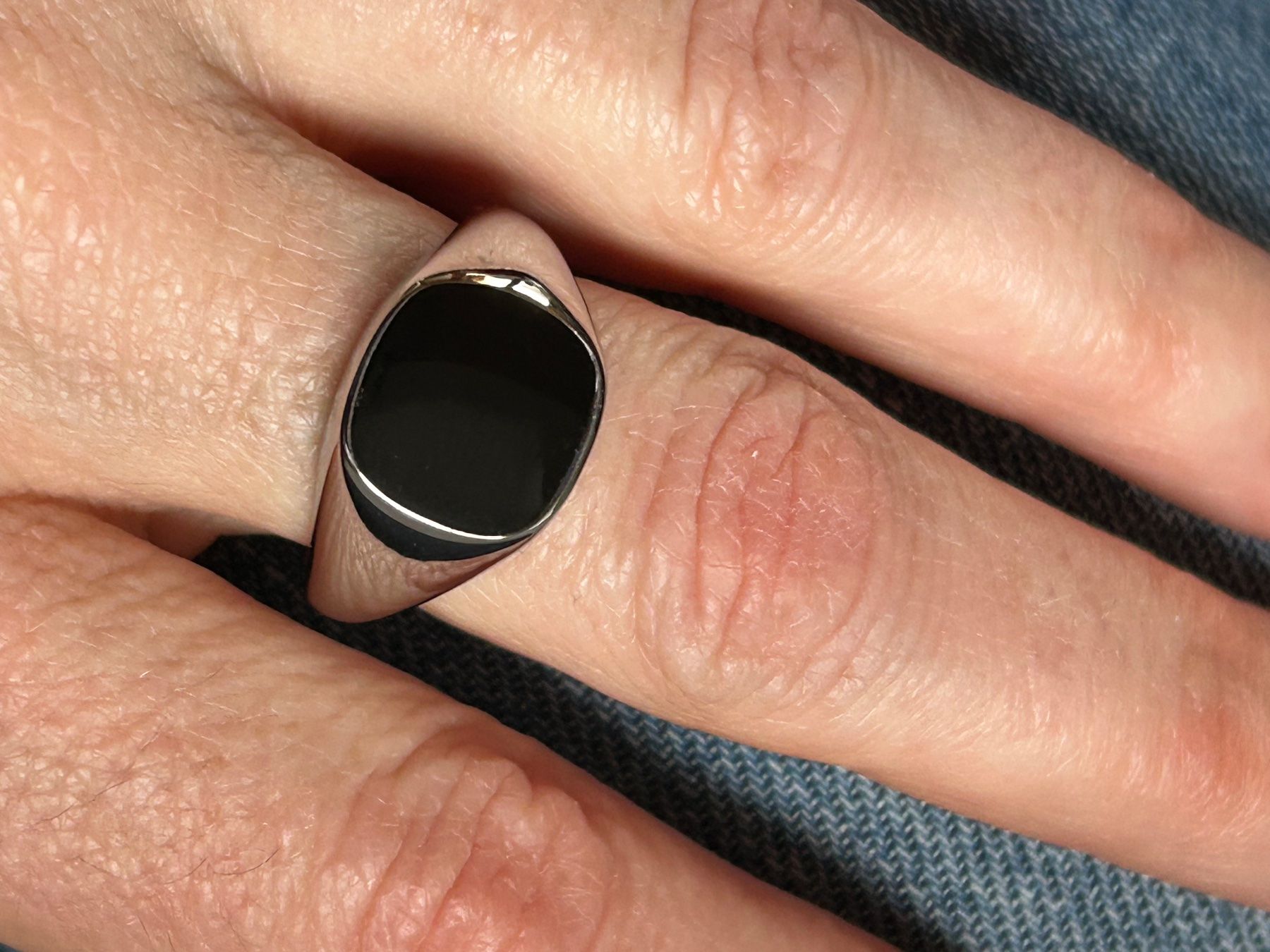 Anelli: Herrenring Retro klein caro (60) – Usato da Laufen venduto da belleskulptur 2