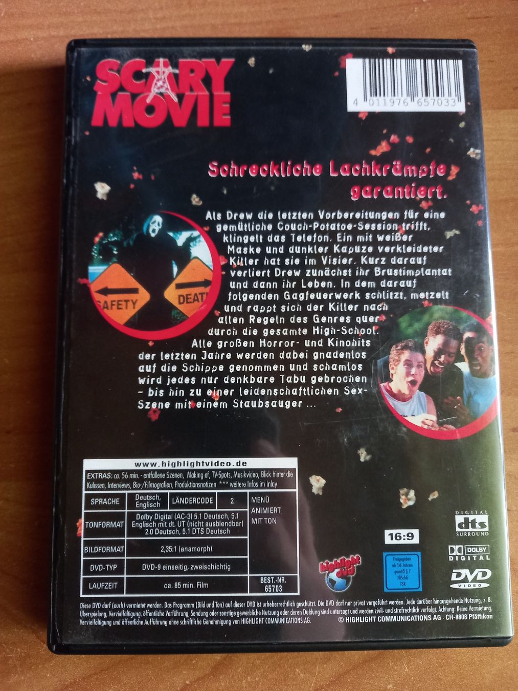 Tutti i DVDs: Scary Movie 1 DVD – Usato da Langenthal venduto da noa_9wcy 2