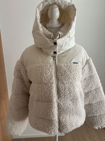 Sehr schöne Daunenjacke off-white S