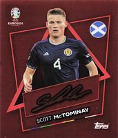 Topps EURO 2024 Swiss Edition SP SCO mit Signatur