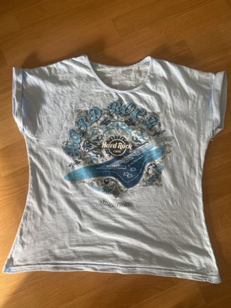 Hard Rock Cafe T-Shirt Singapore, hellblau, Grösse M